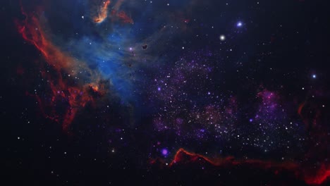 Nebulosa-Y-Estrellas-En-El-Espacio