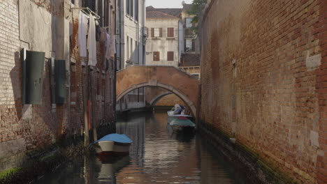 Kanäle-Von-Venedig:-Ein-Ruhiger,-Ruhiger-Tag