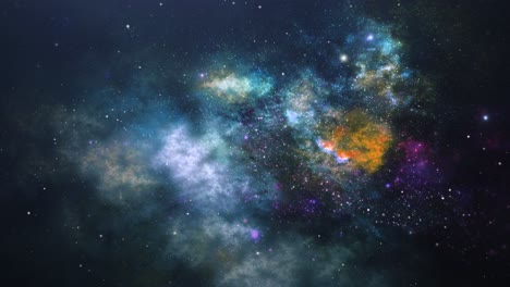 Nebulosa-Del-Espacio-Exterior-Y-Estrellas-Brillantes