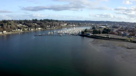 Drone-of-PNW-sail-boats-in-marina