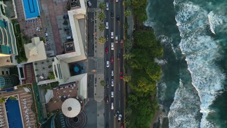 Malecón-Santo-Domingo-A-Lo-Largo-De-La-Avenida-George-Washington---Boulevard-Frente-Al-Mar-En-Santo-Domingo,-República-Dominicana