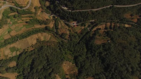 Vista-Superior-De-Los-Campos-De-La-Aldea-Y-La-Agricultura