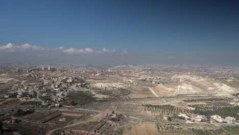 Herodium-Israel-Blick-Auf-Die-Stadtlandschaft-Von-Jerusalem