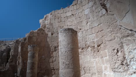 ancient-pillars-and-ruins-in-Herodium-Israel