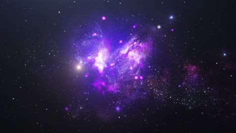 Nebulosa-Púrpura-Brillante-En-El-Espacio