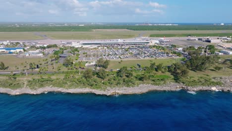 Internationaler-Flughafen-Las-Americas-Oder-Aila,-Punta-Caucedo-In-Santo-Domingo-In-Der-Dominikanischen-Republik