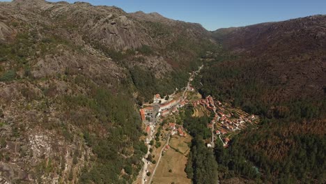 Village-of-Senhora-da-Peneda-on-Portugal-Aerial-View