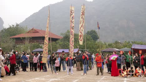 El-Festival-Long-Tong-Se-Lleva-A-Cabo-En-La-Ciudad-De-Bac-Son,-Provincia-De-Lang-Son,-Vietnam