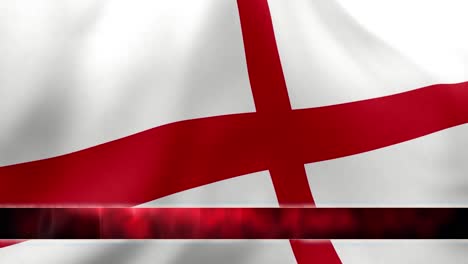 England-flag-waving-with-Animated-Lower-Third-flow-motion