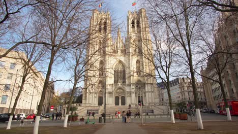 Römisch-katholische-Domkirche-In-Brüssel