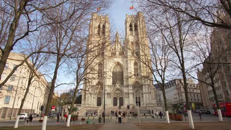 Römisch-katholische-Domkirche-In-Brüssel