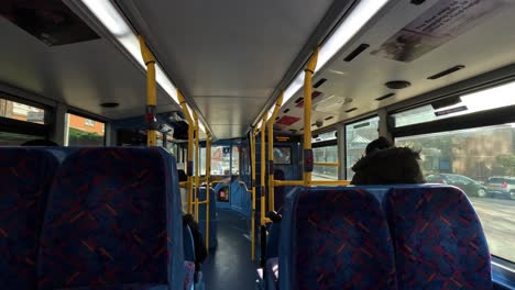 10-February-2023---View-From-Backseat-Of-Double-Decker-Bus-607-Travelling-Through-Uxbridge