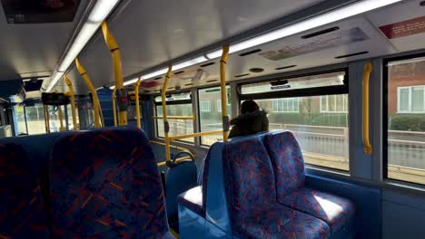 10-February-2023---Inside-View-From-Backseat-Of-Double-Decker-Bus-607-Travelling-Through-Uxbridge