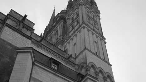 Monochrome-Of-Cathédrale-Saint-Maurice-d'Angers-In-Angers,-France