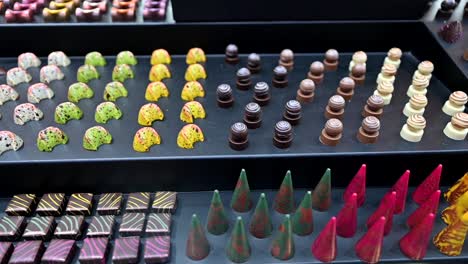 Mini-desserts-are-displayed-during-the-Gulf-Food-Exhibition-in-United-Arab-Emirates