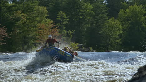 White-water-kayak-on-the-ottawa-river-during-peak-tourism-season---rapids-and-paddling