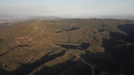 Luftaufnahme-Der-Berge-Von-Santa-Monica