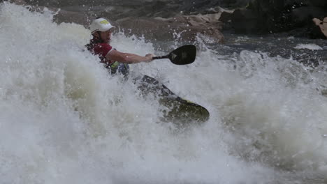 close-up-kayak-on-water-rapids