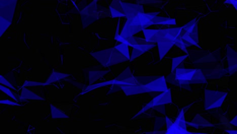 Abstract-digital-connection-moving-dots-and-lines-dark-blue