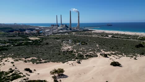 4K-drone-video-of-Orot-Rabin-Electric-Power-Plant--Hadera--Israel
