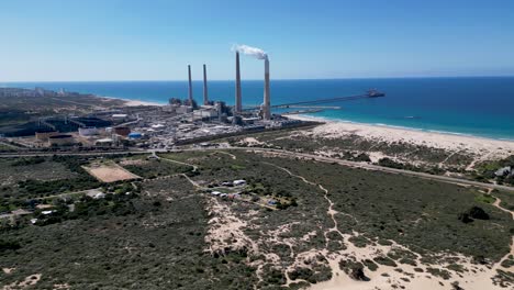 4K-drone-video-of-Orot-Rabin-Electric-Power-Plant--Hadera--Israel