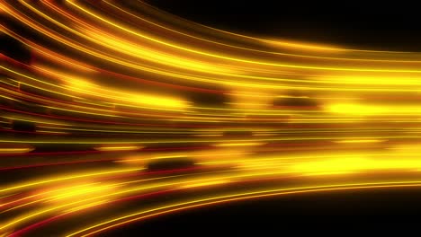 Loopable-abstract-glowing-golden-Speedline-flowing-animation