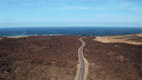Der-Weg-Zum-Meer---Lanzarote-Straße-Zum-Ozean