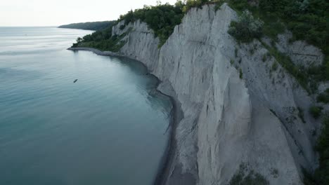 Beautiful-View-of-the-Bluffs-in-Scarborough-Flying