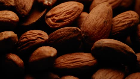 Circular-Macro-Shot-Of-Organic-Fresh-Brown-Almonds