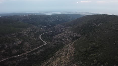 4K-Aerial-drone-footage-of-Haifa-northern-Israel-mountains