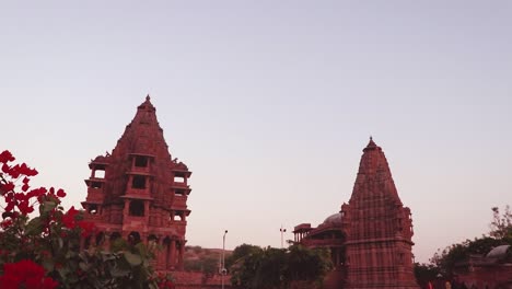 red-stone-ancient-hindu-temple-architecture-from-unique-angle-at-day