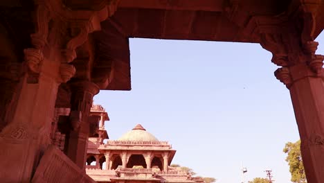 red-stone-ancient-hindu-temple-architecture-from-unique-angle-at-day