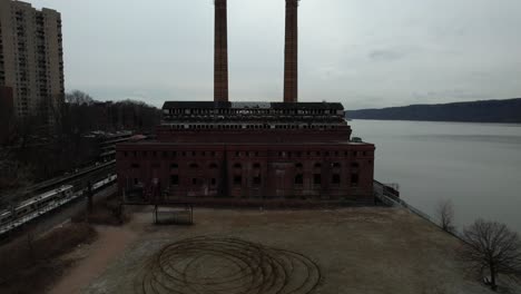 An-aerial-view-of-the-abandoned-Glenwood-Power-Plant-in-Yonkers