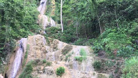 Beautiful-waterfall-named-Penawangan-waterfall-in-a-mountain-of-Tropical-rainforest