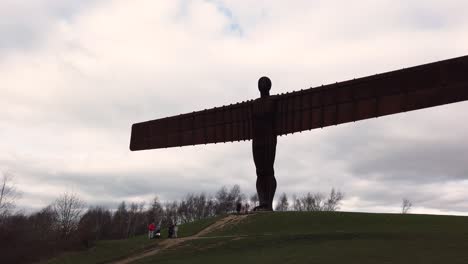 ángel-Del-Norte,-Gateshead,-Tyne-And-Wear,-Inglaterra,-Reino-Unido
