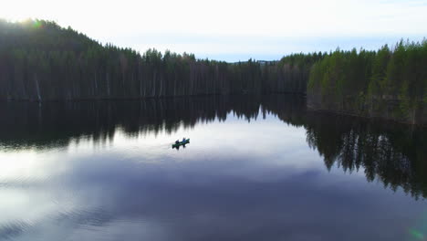 drone-footage-of-canoe-trip-out-in-nature