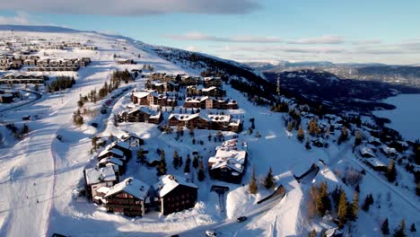 A-cinematic-view-of-the-resort-village-at-the-famous-Norefjell-ski-resort-in-Norway