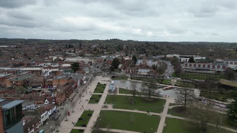 Stratford-upon-Avon-England-drone-aerial-view
