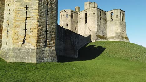 Warkworth-Castle-In-Northumberland,-England,-Vereinigtes-Königreich