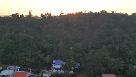 hotel-big-resort-in-hills-in-sunset-bird-eye-view-Alibag