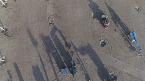 Drone-shot-of-a-construction-site-with-a-lot-of-materials