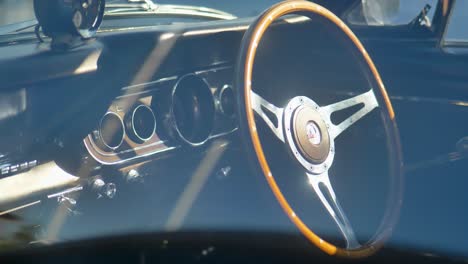 Interior-Del-Coche-Del-Músculo-De-1966-Ford-Mustang-Gt350