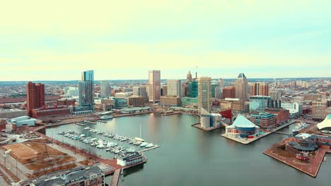 Aerial-view-of-downtown-Baltimore