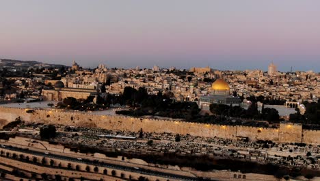 Aerial-Dome-of-the-Rock-4k-Drone-Footage-Jerusalem-Israel-Muslim-Bible-History-Christianity-Holy-Land
