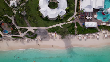 Strände-Der-Turks--Und-Caicosinseln-–-Drohnen-Strandaufnahme-–-über-Dem-Kopf
