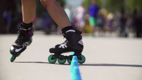 freestyle-inline-skating-slalom-practice-in-slow-motion