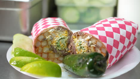 Bewundern-Sie-Einen-Plattierten-Kalifornischen-Burrito-–-Food-Truck-Serie