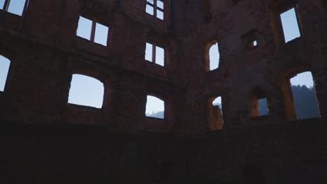 Silhouette-of-Medieval-Area-Ruins-Discovered-in-Baden-Baden-in-4K