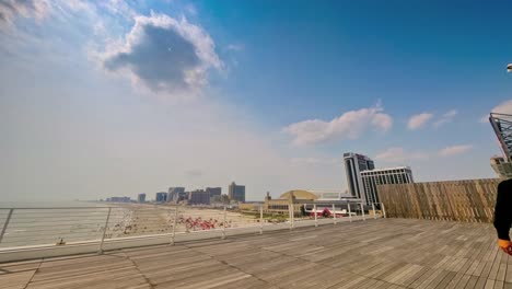 Atlantic-City,-NJ-Beach-Timelapse-from-Window-View