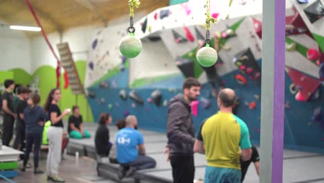 Murcia-Spain---February-27-2023:-Group-of-sportsmen-and-sportswomen-at-rockodrome-climbing-in-walls-indoor-safely-and-waiting-turns